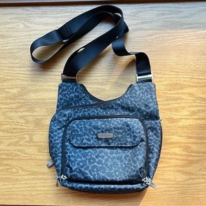 Leopard Baggallini Crossbody Bag